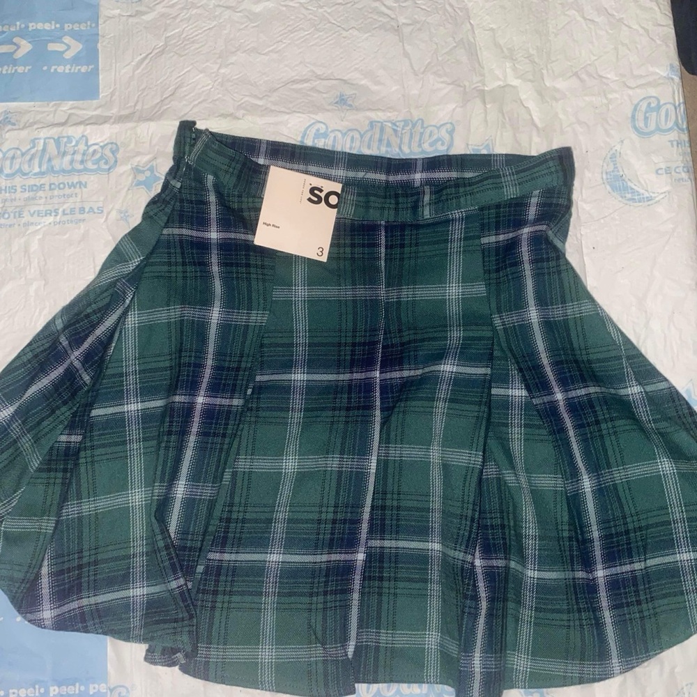 Green plaid